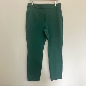 Boden Women’s Elegant Green Women's Trouser Pants Ankle Cropped w Stretch Sz 10R
